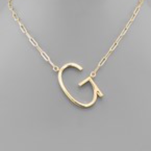 Initial Chain Necklace - Picture 8 of 13